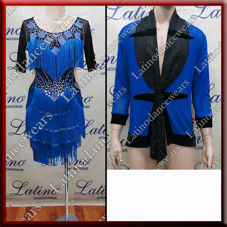 LATIN SALSA COMPETITION FOR COUPLE DRESS-SHIRT LDW (LT1258/B298A)