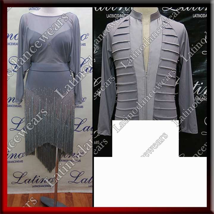 LATIN SALSA COMPETITION FOR COUPLE DRESS-SHIRT LDW (VL554/B405)