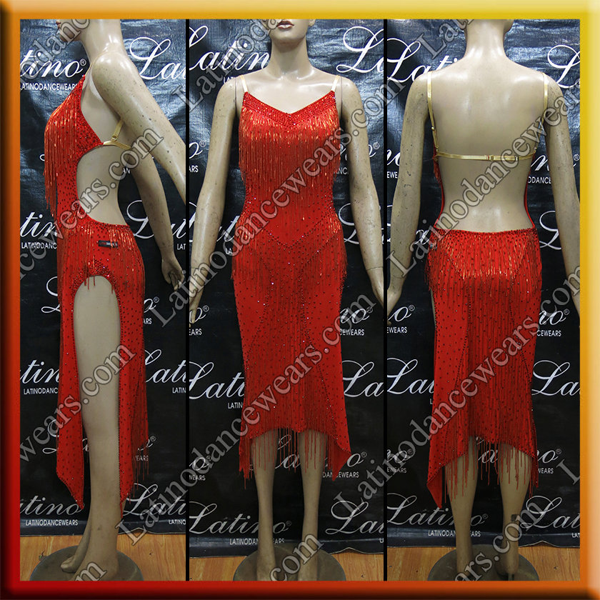 LATIN SALSA COMPETITION DRESS LDW (LT1286B)