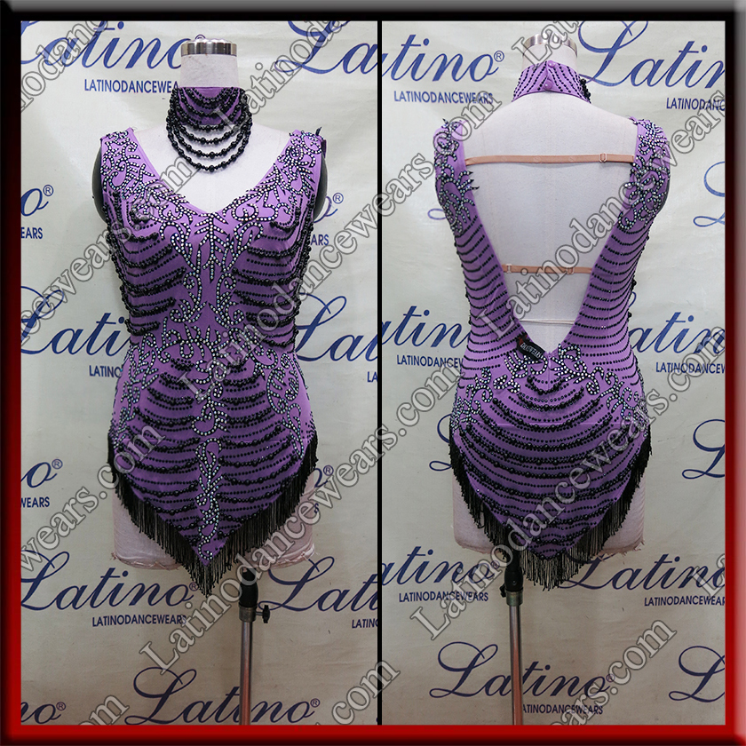 LATIN SALSA COMPETITION DRESS LDW (LT1340A)