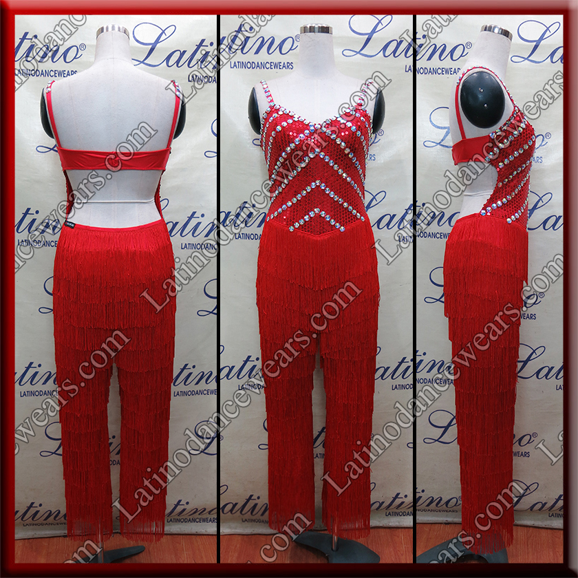 LATIN SALSA COMPETITION CATSUIT LDW (LT1366)