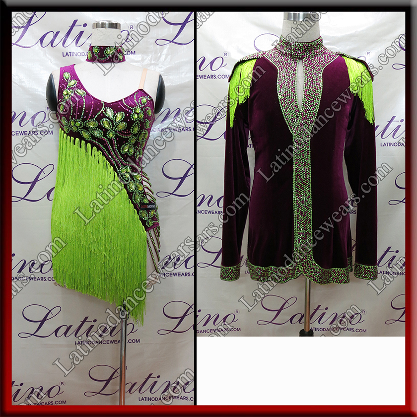 LATIN SALSA COMPETITION FOR COUPLE DRESS-SHIRT LDW (AL73B/B424C)