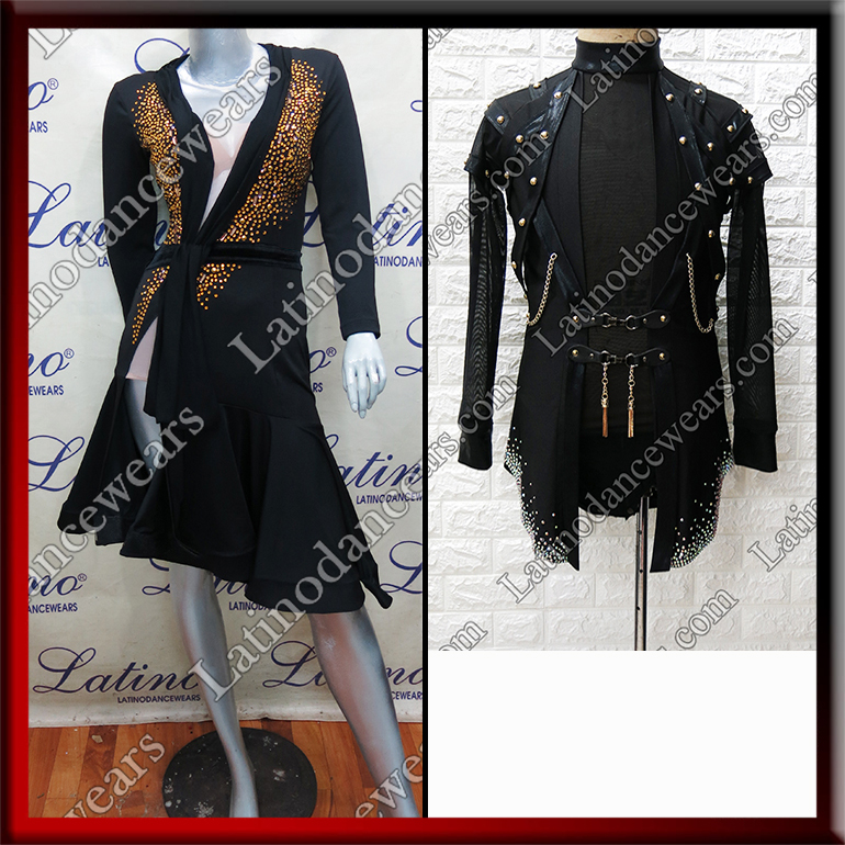 LATIN SALSA COMPETITION FOR COUPLE DRESS-SHIRT LDW (LT1304/B440)