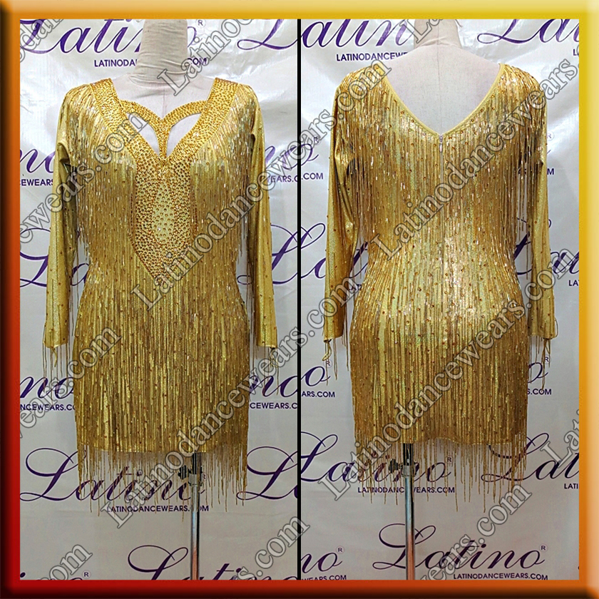 LATIN SALSA COMPETITION DRESS LDW (VL691)