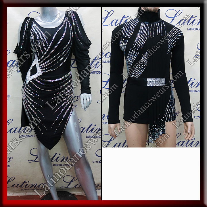 LATIN SALSA COMPETITION FOR COUPLE DRESS-SHIRT LDW (LT1337/B448)