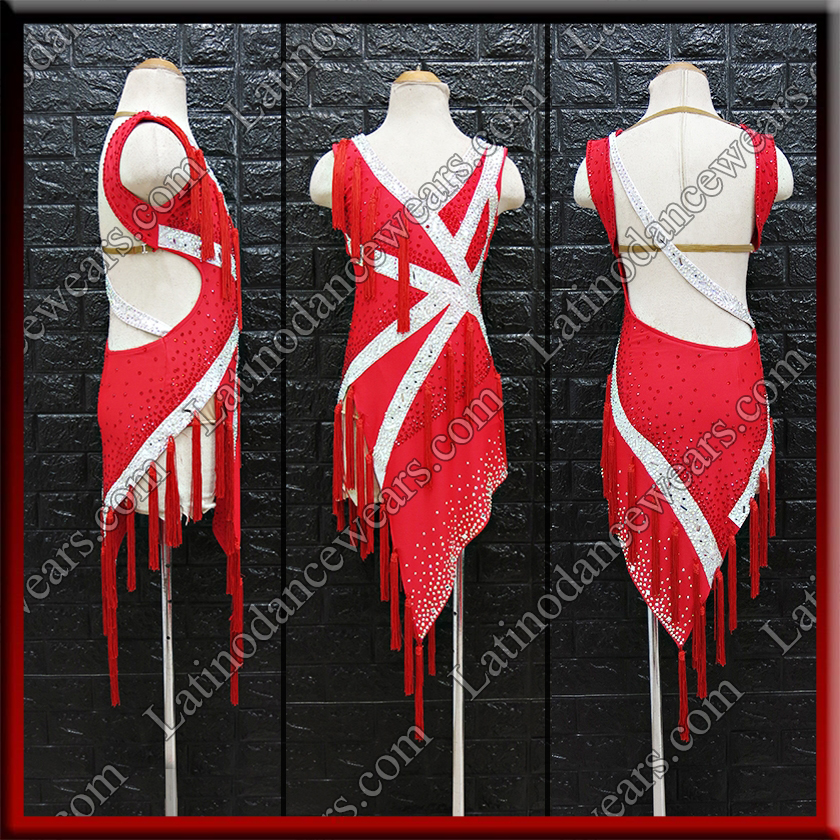 JUNIOR LATIN SALSA COMPETITION DRESS LDW (LK82)