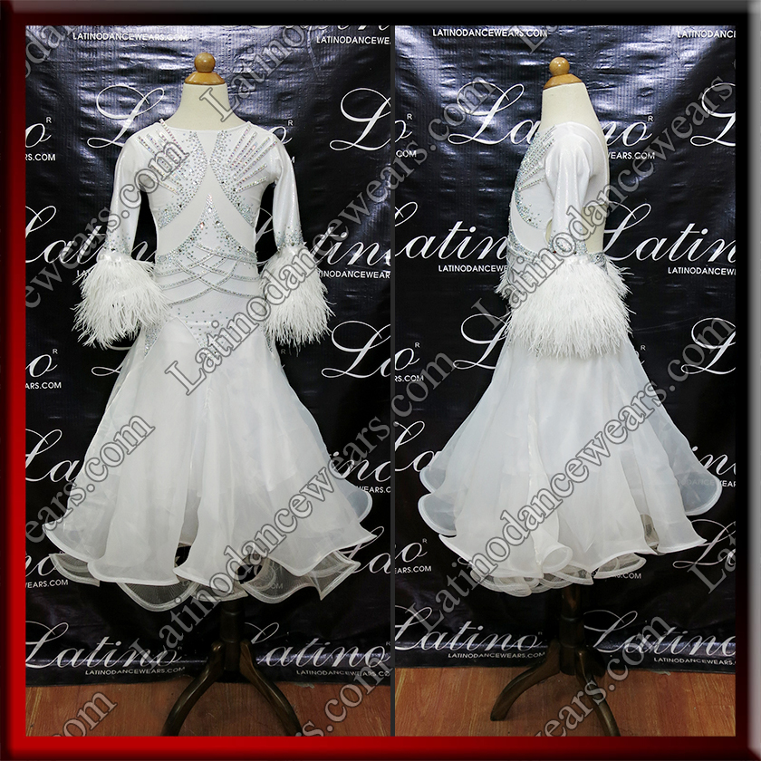 GIRL BALLROOM SALSA COMPETITION DRESS LDW (SK10)