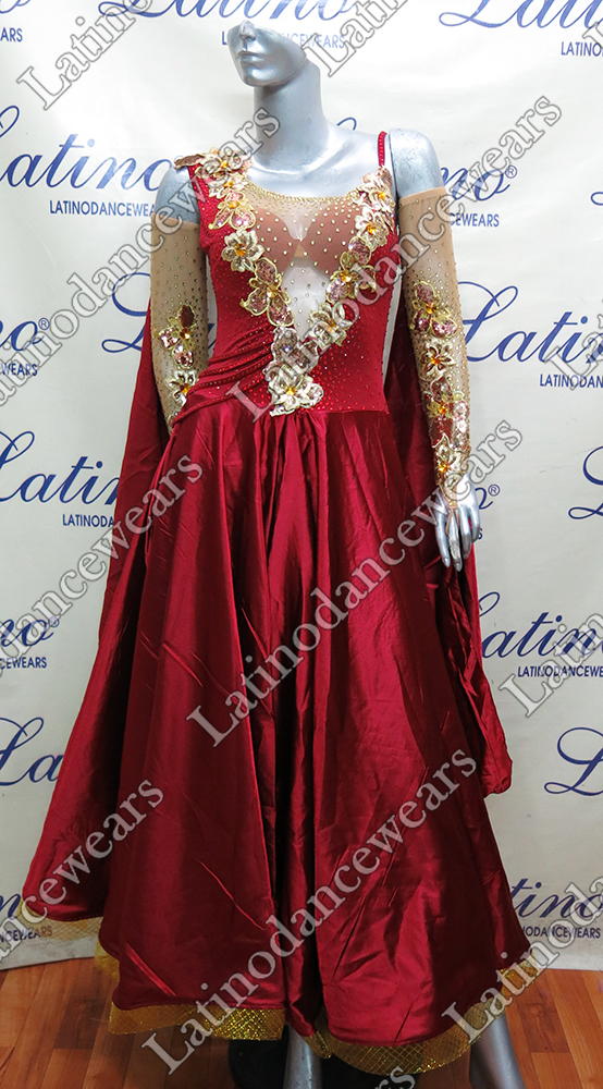 BALLROOM COMPETITION DRESS LDW SIZE M (VS107)