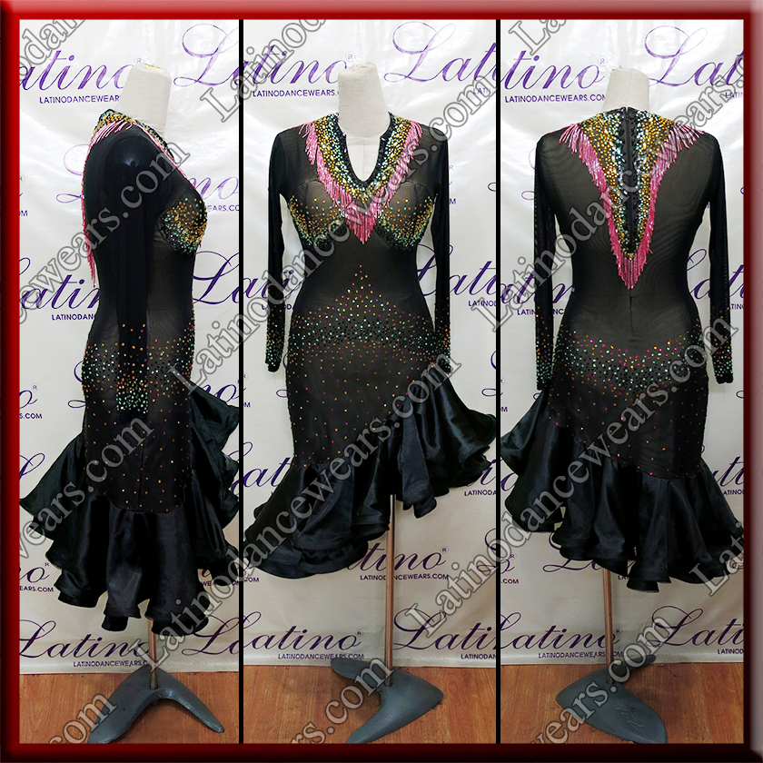 LATIN SALSA COMPETITION DRESS LDW (LT1457)