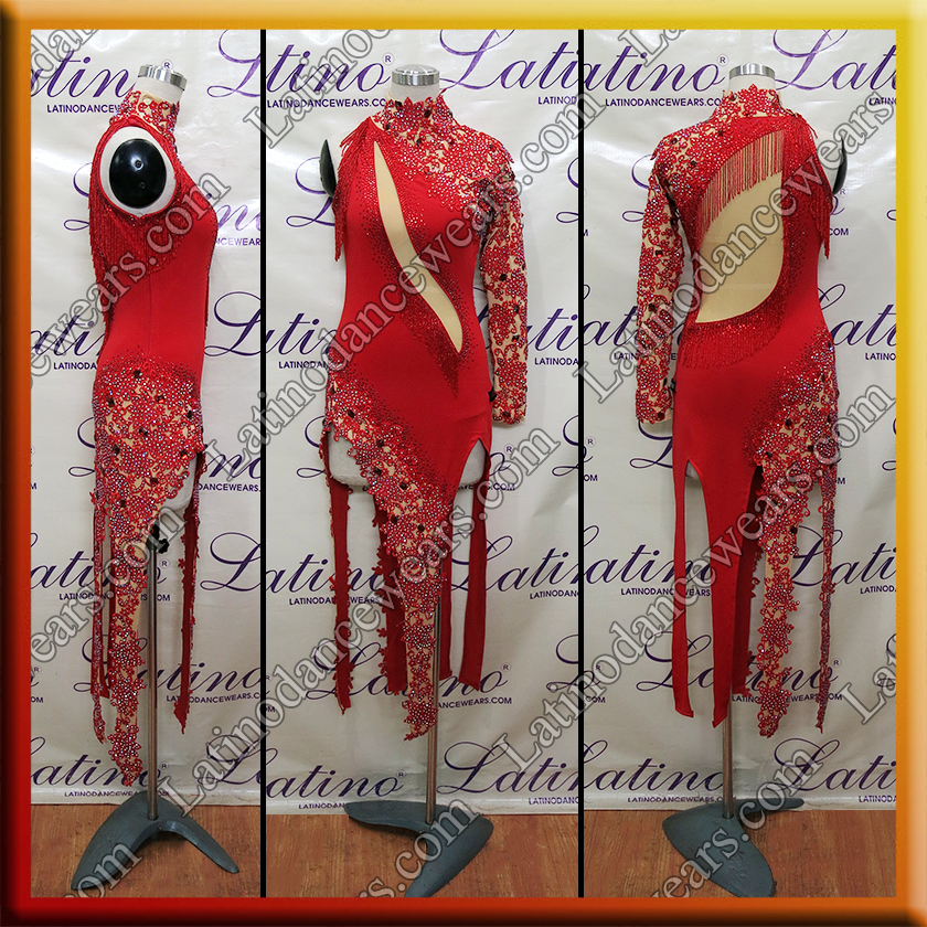 LATIN SALSA COMPETITION DRESS LDW (LT3066)