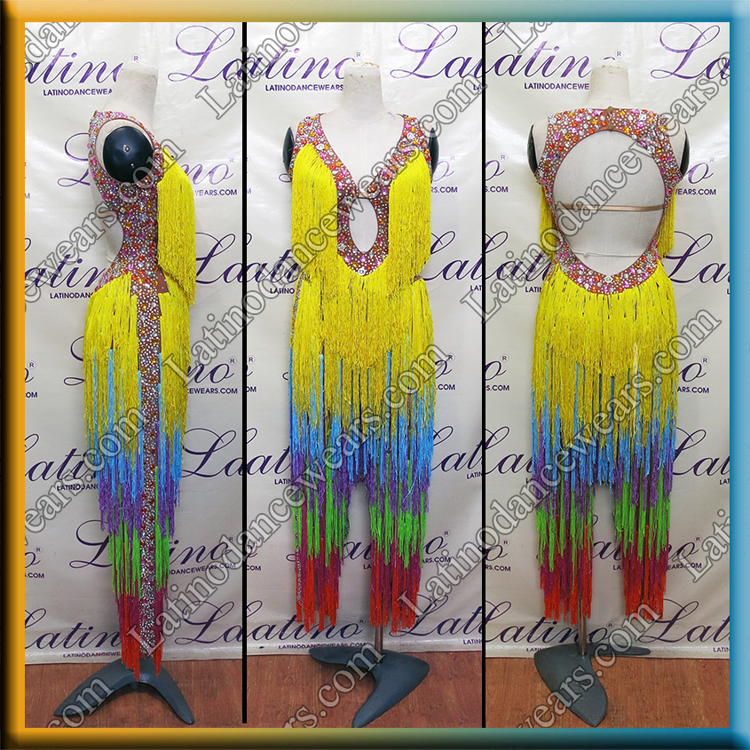 LATIN SALSA COMPETITION CATSUIT LDW (LT1006A)