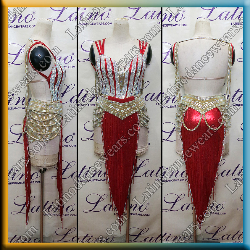 LATIN SALSA COMPETITION DRESS LDW (LT3510)