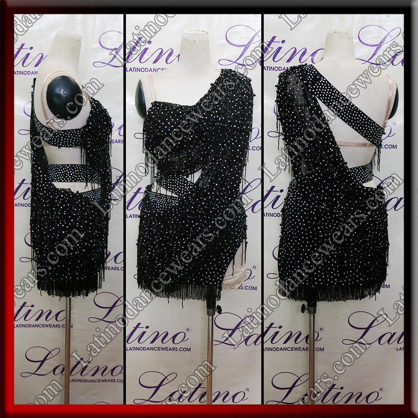 LATIN SALSA COMPETITION DRESS LDW (LS415B)