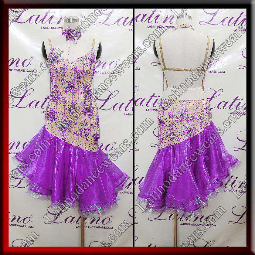 LATIN SALSA COMPETITION DRESS LDW (VL743)