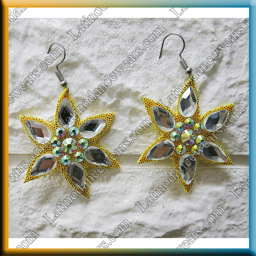 WOMAN LATIN SALSA BALLROOM EARRINGS (EA54)