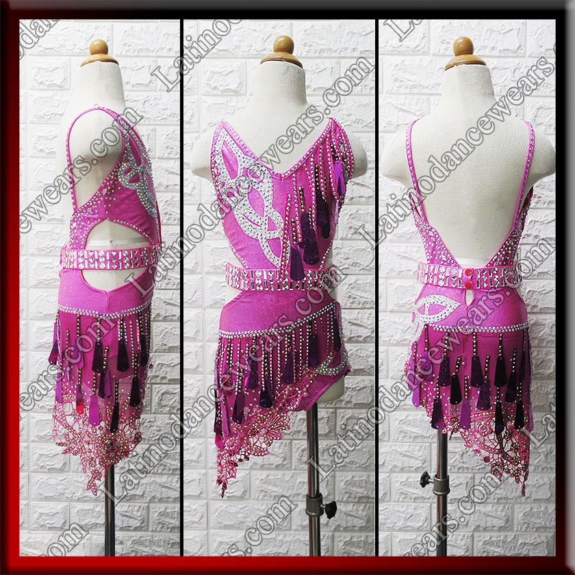 JUNIOR LATIN SALSA COMPETITION DRESS LDW (LK87)