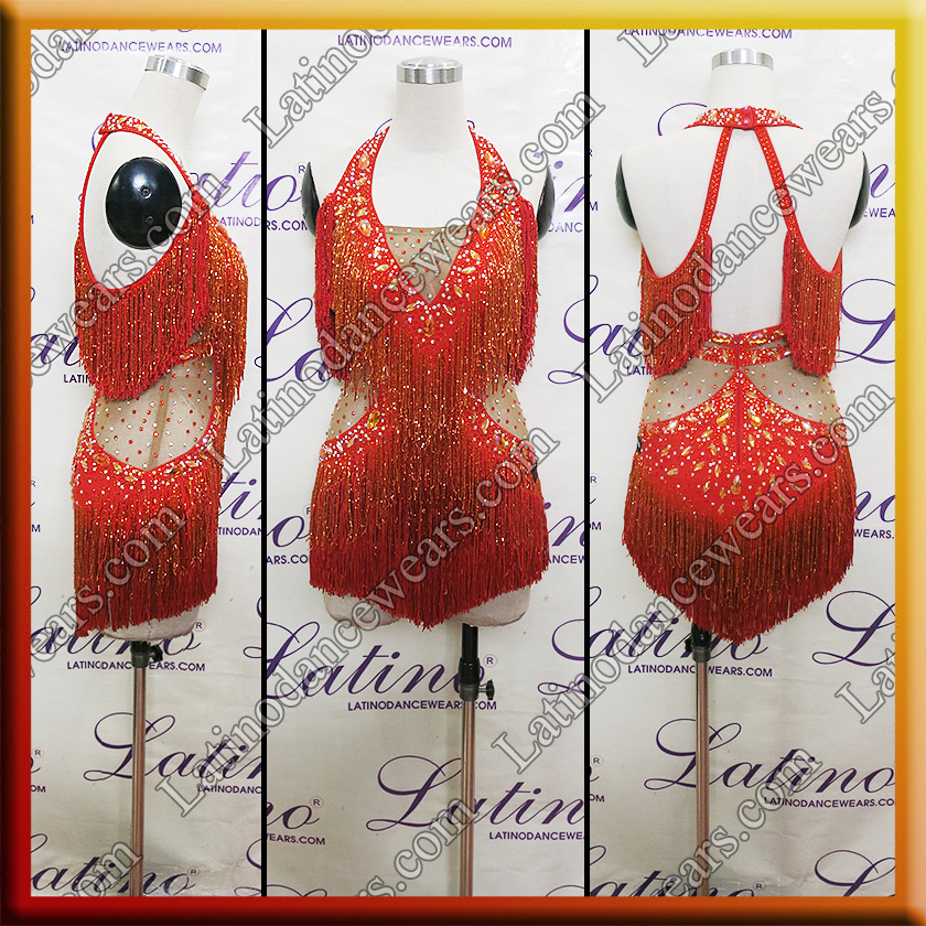 LATIN SALSA COMPETITION DRESS LDW (LT3546)