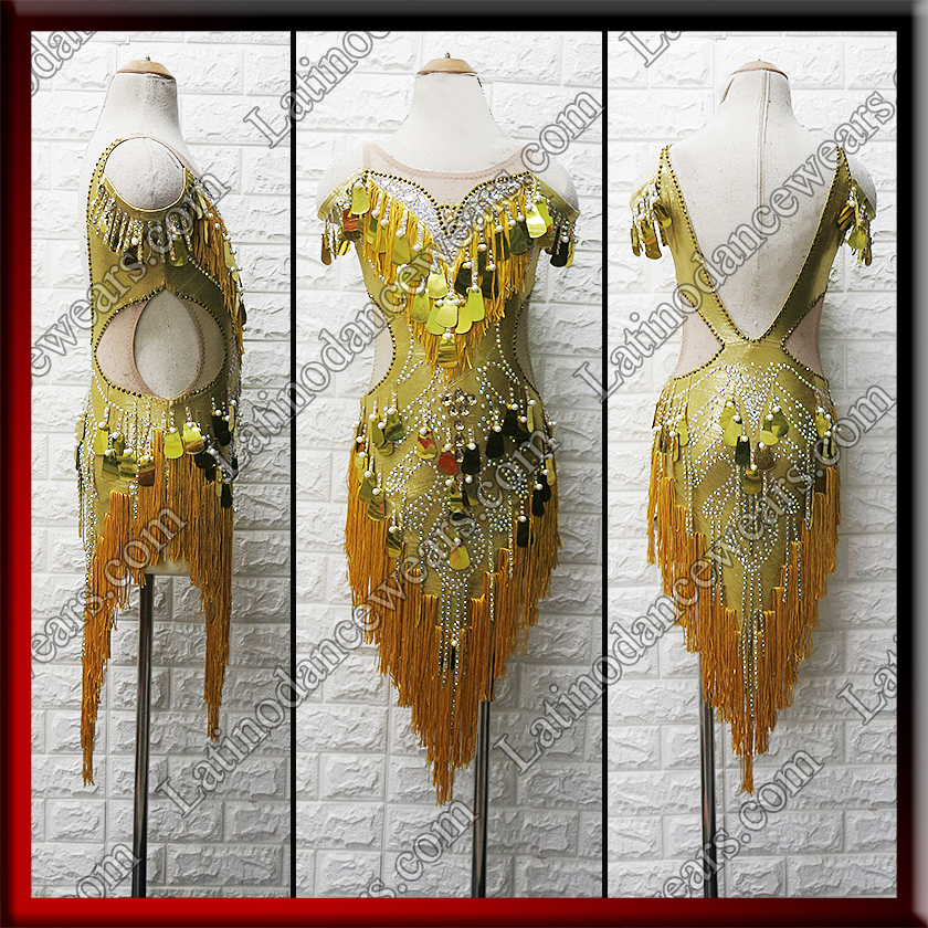 JUNIOR LATIN SALSA COMPETITION DRESS LDW (LK89)