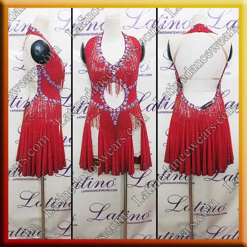 LATIN SALSA COMPETITION DRESS LDW (LT3106)