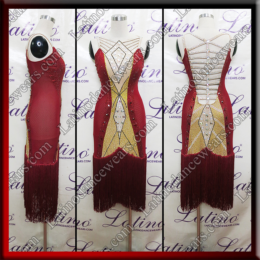 LATIN SALSA COMPETITION DRESS LDW (LT3107)