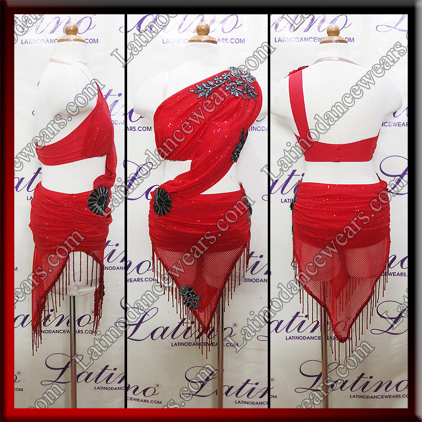 JUNIOR LATIN SALSA COMPETITION DRESS LDW (LK94)