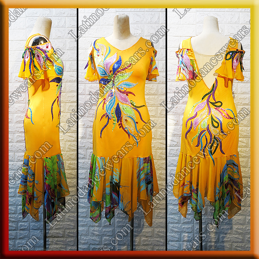 LATIN SALSA COMPETITION DRESS LDW (LT1589)