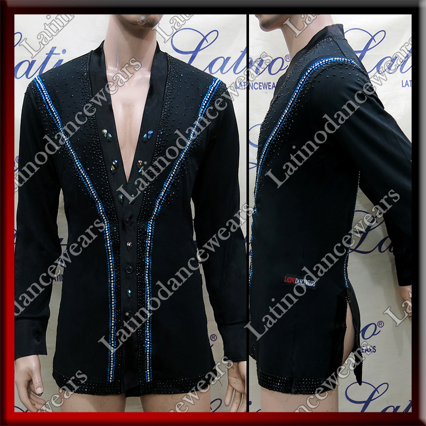 MAN LATIN SALSA SHIRT LDW SIZE M (B423)