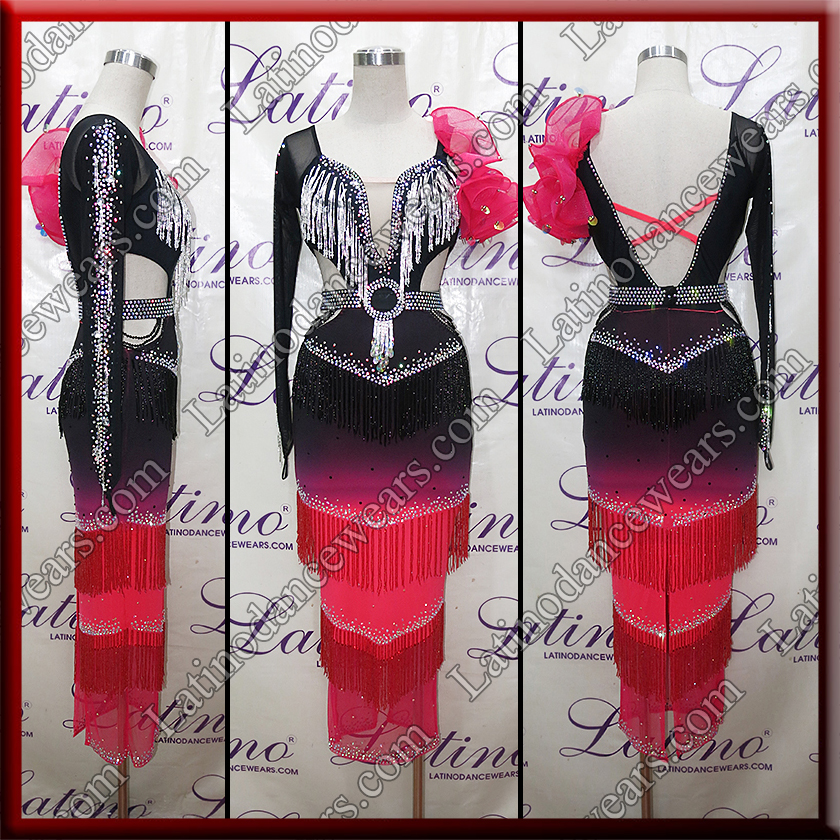 LATIN SALSA COMPETITION DRESS LDW (LT1598)