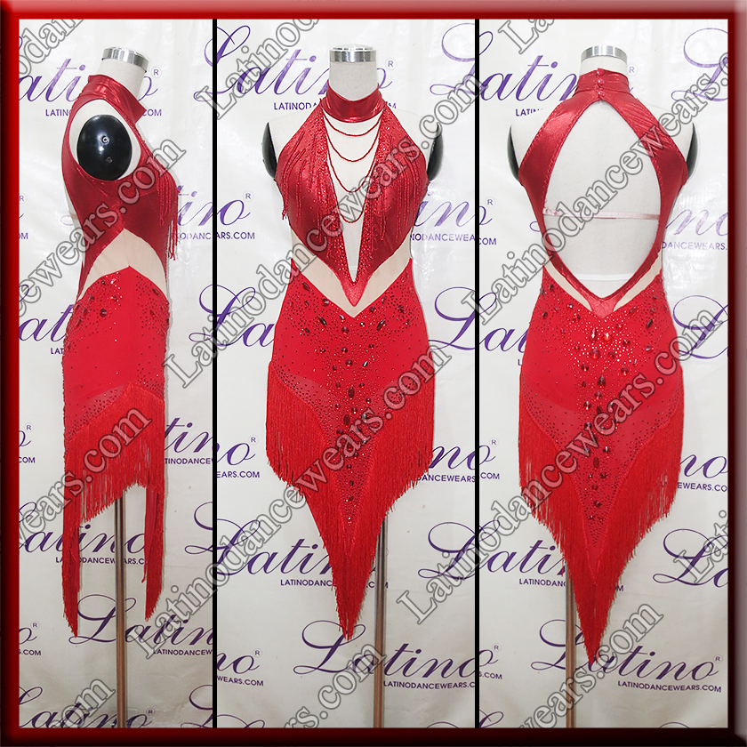 LATIN SALSA COMPETITION DRESS LDW (LT1602)
