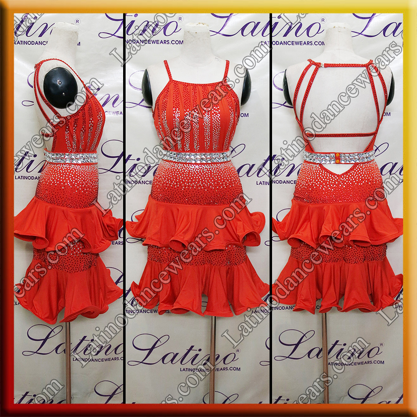 LATIN SALSA COMPETITION DRESS LDW (LT3553)