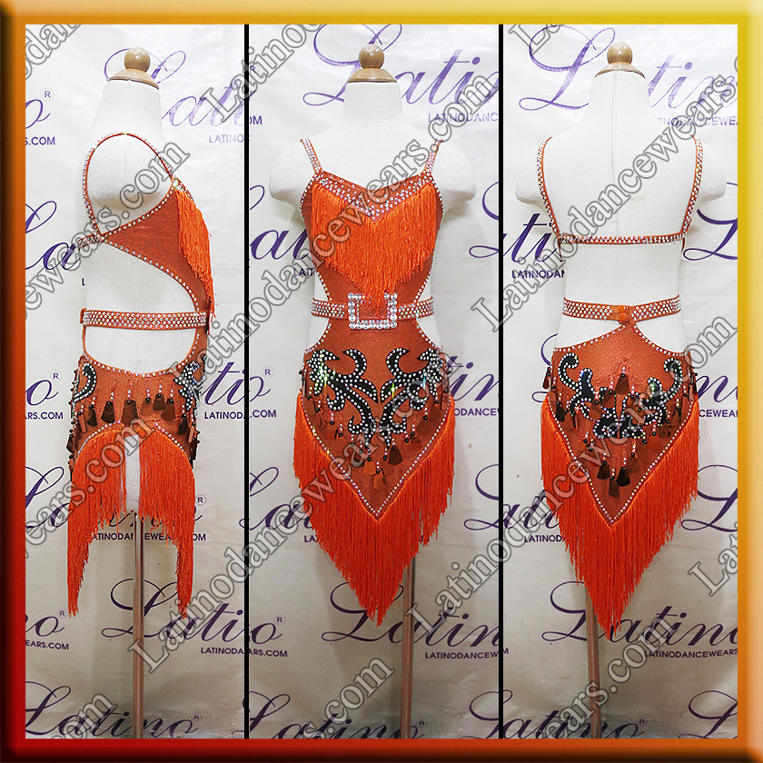 JUNIOR LATIN SALSA COMPETITION DRESS LDW (LK102)
