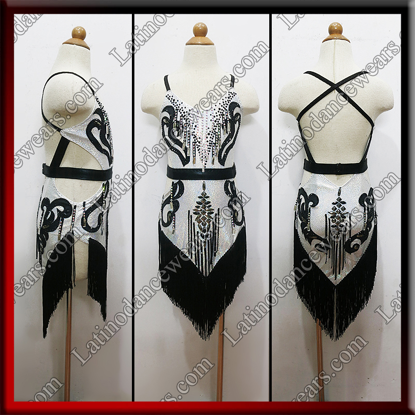 JUNIOR LATIN SALSA COMPETITION DRESS LDW (LK104)