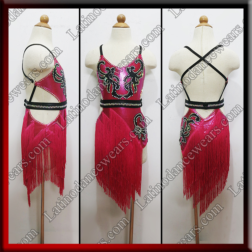 JUNIOR LATIN SALSA COMPETITION DRESS LDW (LK105)