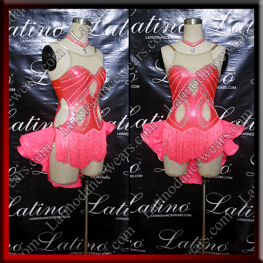 JUNIOR LATIN SALSA COMPETITION DRESS LDW (LK47A)