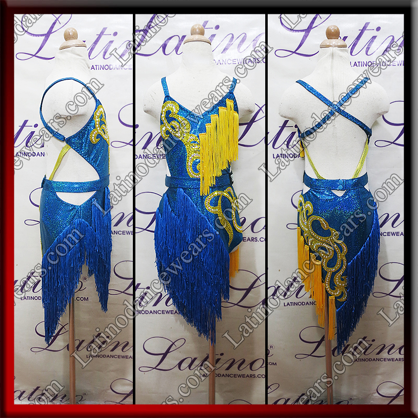 JUNIOR LATIN SALSA COMPETITION DRESS LDW (LK108)