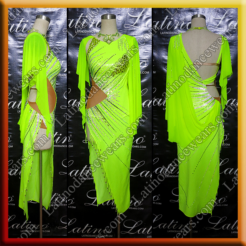 LATIN SALSA COMPETITION DRESS LDW (LT1652)