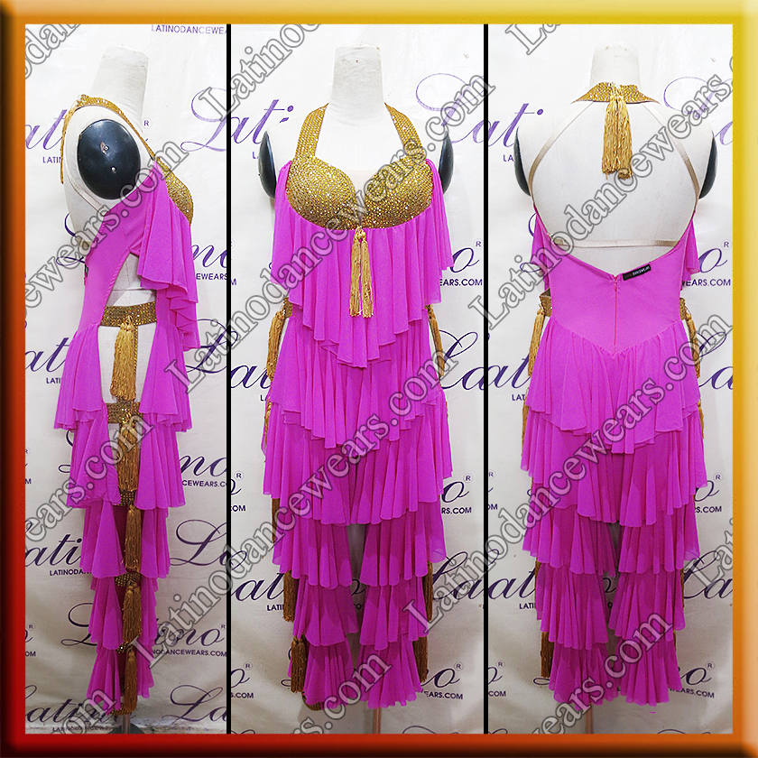 LATIN SALSA COMPETITION CATSUIT LDW (LT3132)