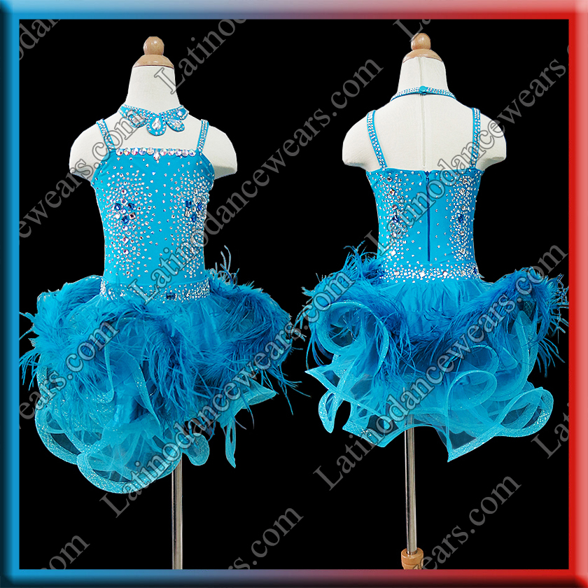 JUNIOR LATIN SALSA COMPETITION DRESS LDW (LK109)