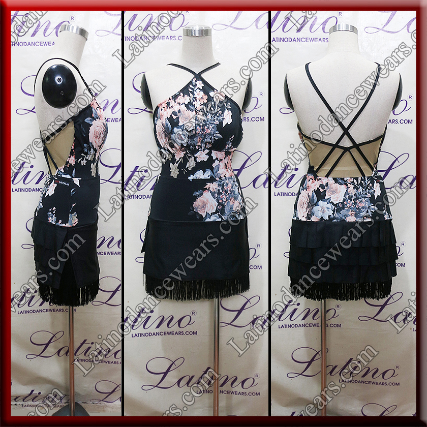 LATIN SALSA COMPETITION DRESS LDW (LT3135)