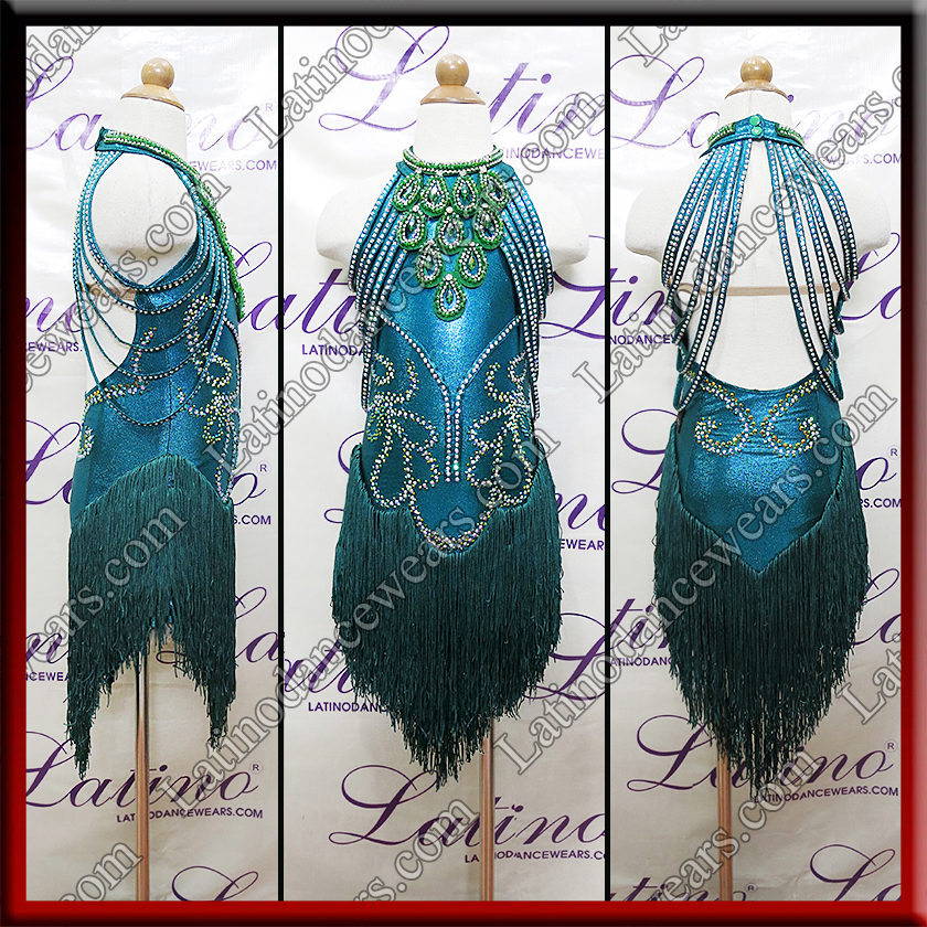 JUNIOR LATIN SALSA COMPETITION DRESS LDW (LK110)