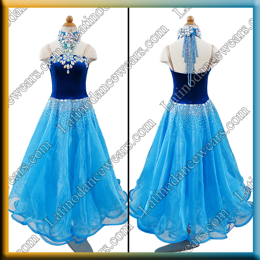 GIRL BALLROOM SALSA COMPETITION DRESS LDW (SK11)