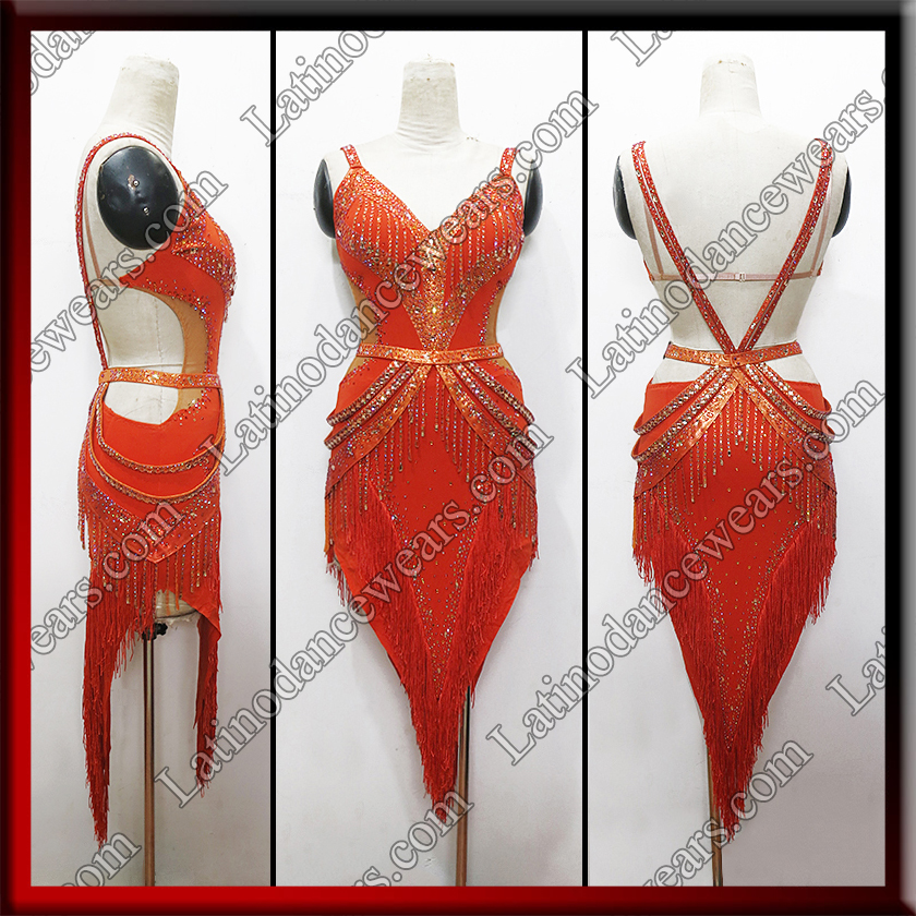 LATIN SALSA COMPETITION DRESS LDW (LT1665)