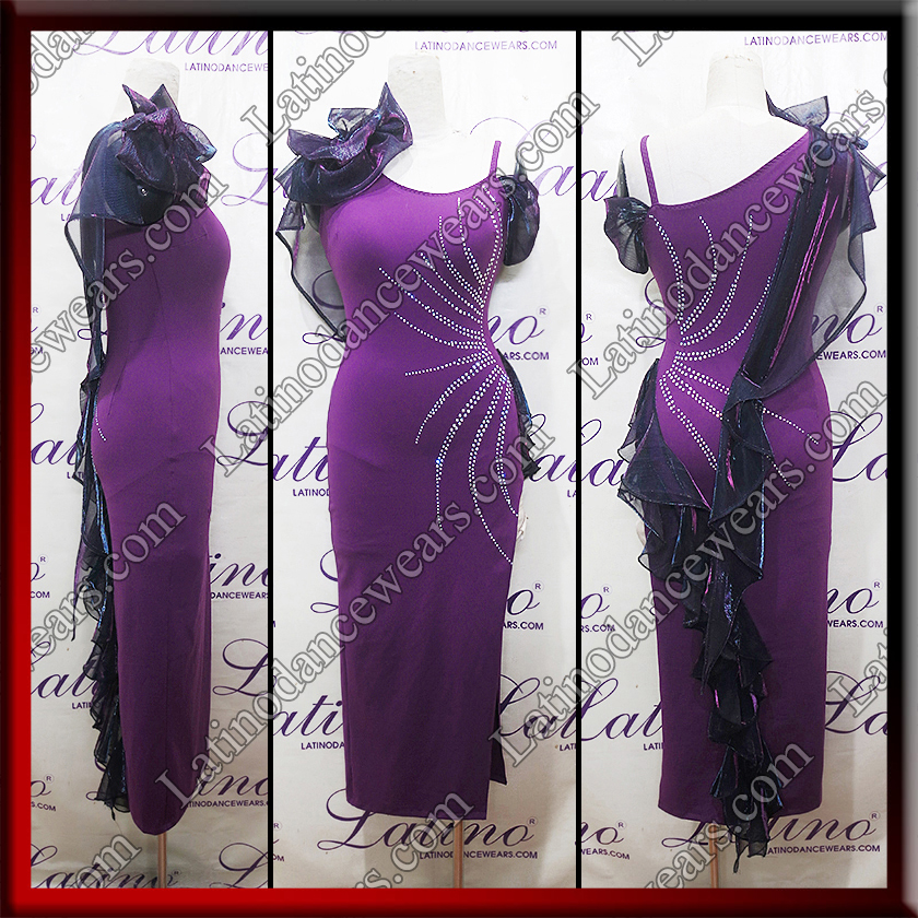 LATIN SALSA COMPETITION DRESS LDW (LT1616A)
