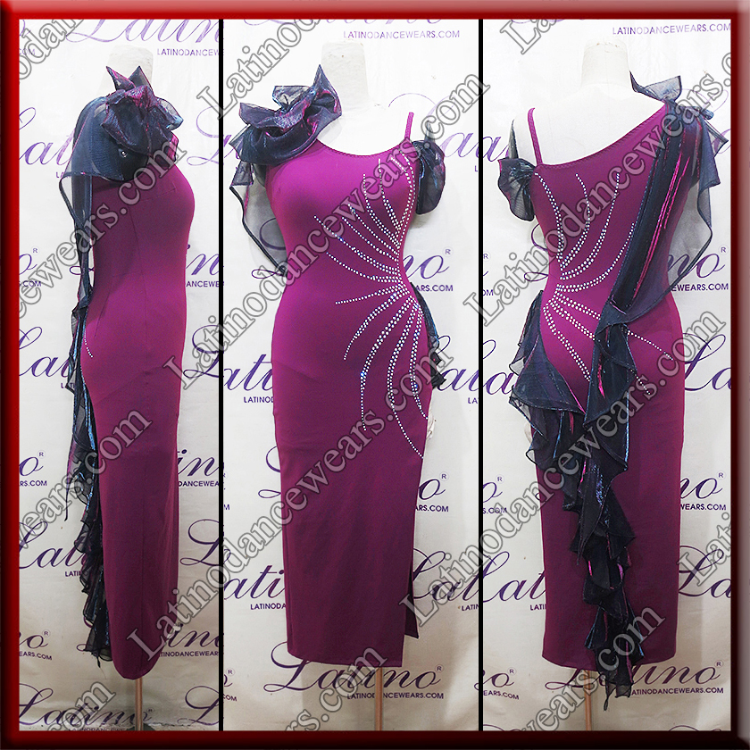 LATIN SALSA COMPETITION DRESS LDW (LT1616)