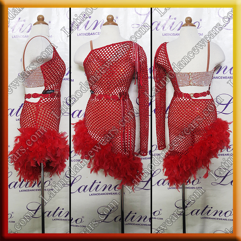 LATIN SALSA COMPETITION DRESS LDW (LT1434A)