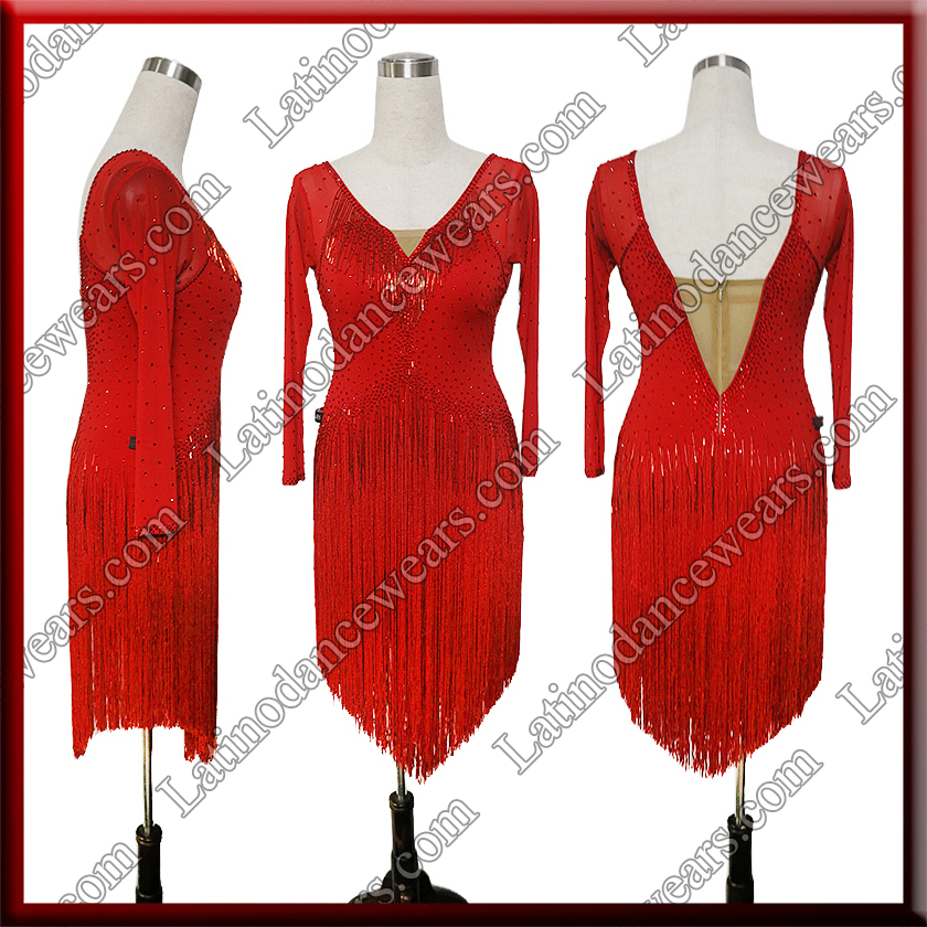 LATIN SALSA COMPETITION DRESS LDW (LT3154)