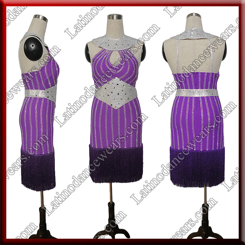 LATIN SALSA COMPETITION DRESS LDW (LT3570)
