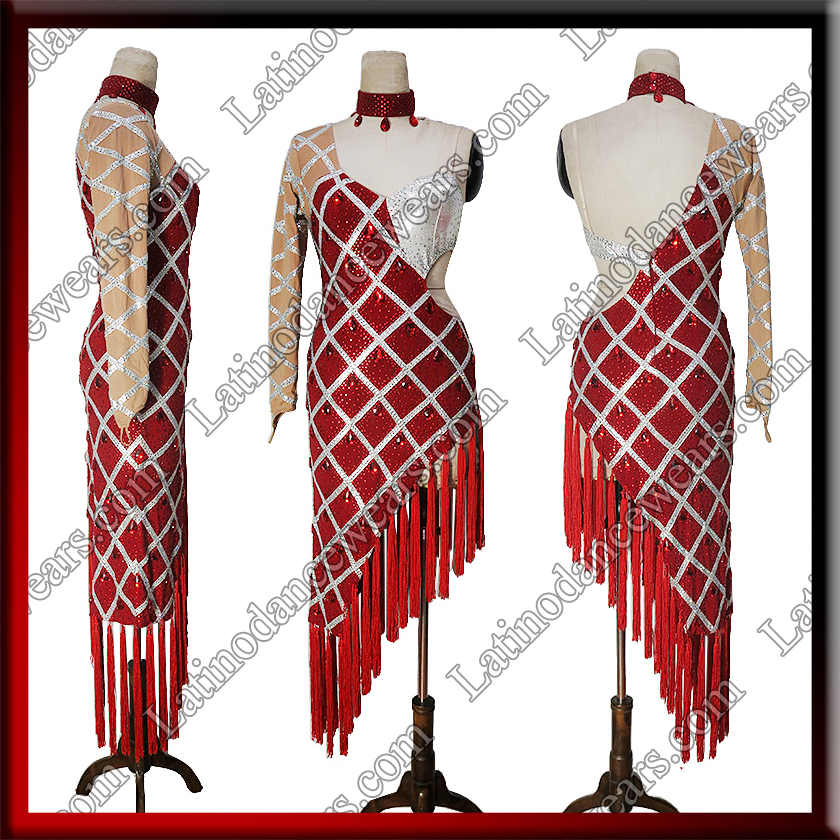 LATIN SALSA COMPETITION DRESS LDW (VL762)