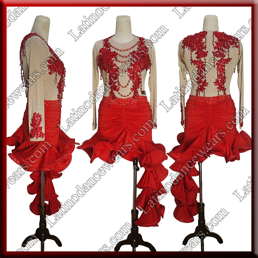 LATIN SALSA COMPETITION DRESS LDW (VL765)