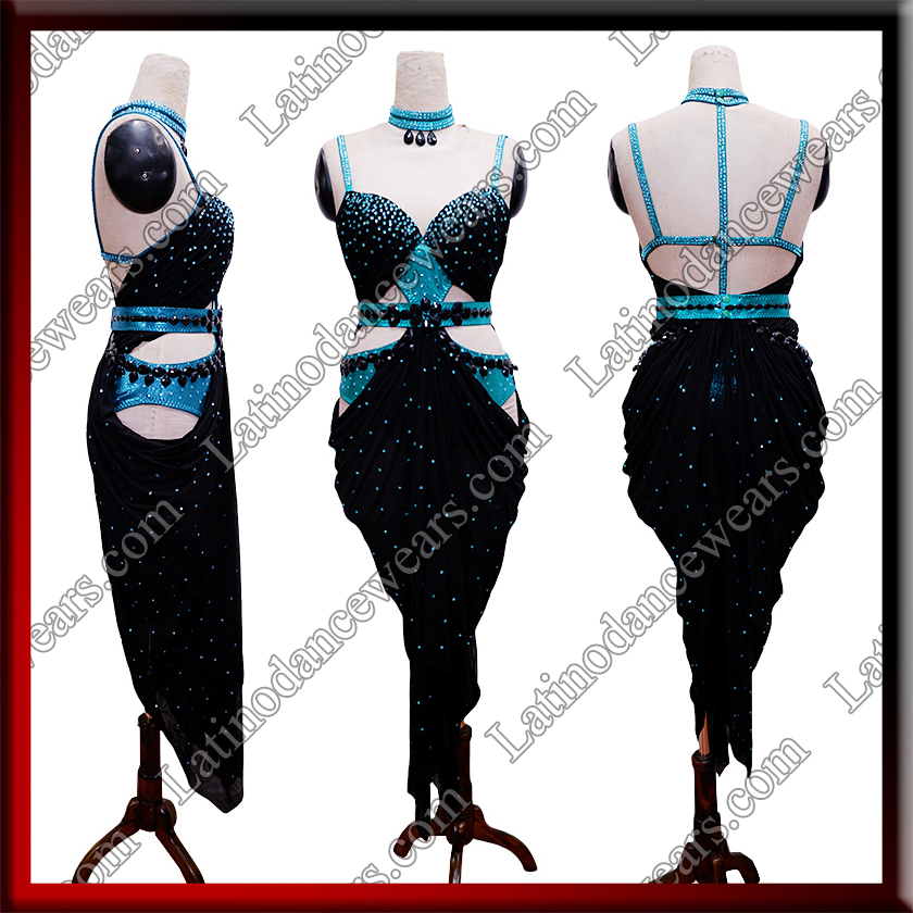 LATIN SALSA COMPETITION DRESS LDW (VL772)